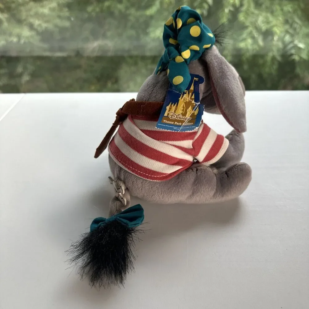 Walt Disney World Pirate Eeyore Bean Bag Plush Disneyland Resort Theme Park NWT